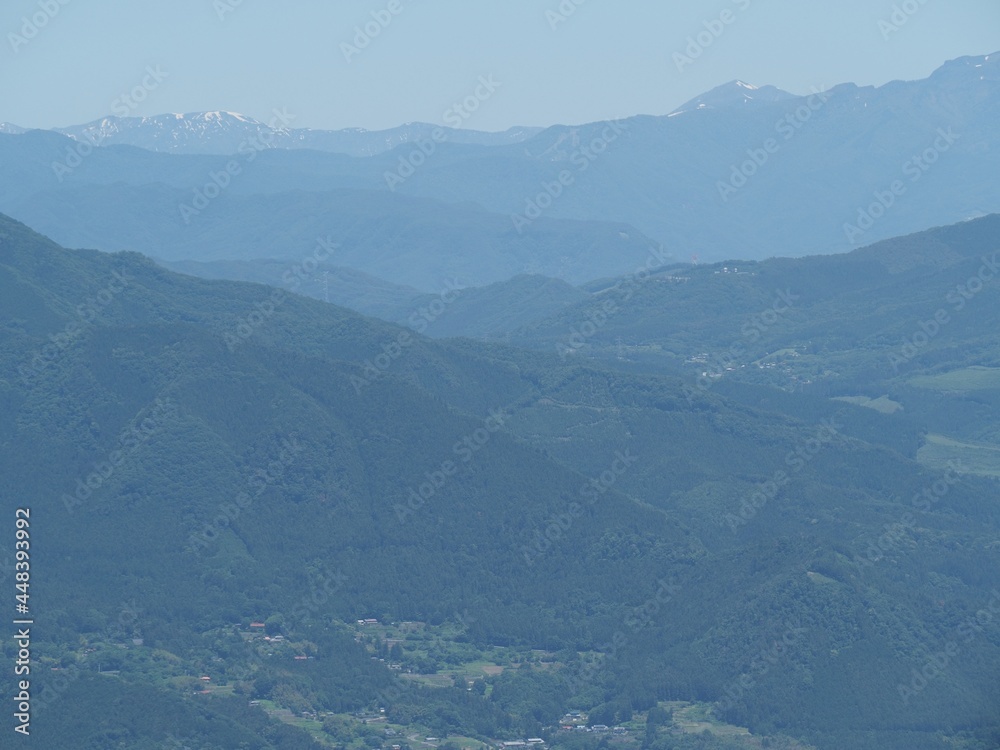Fototapeta premium View while climbing Mt. Haruna