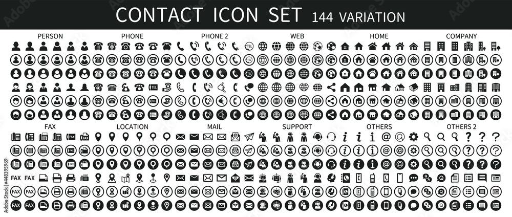 Contact Icons144