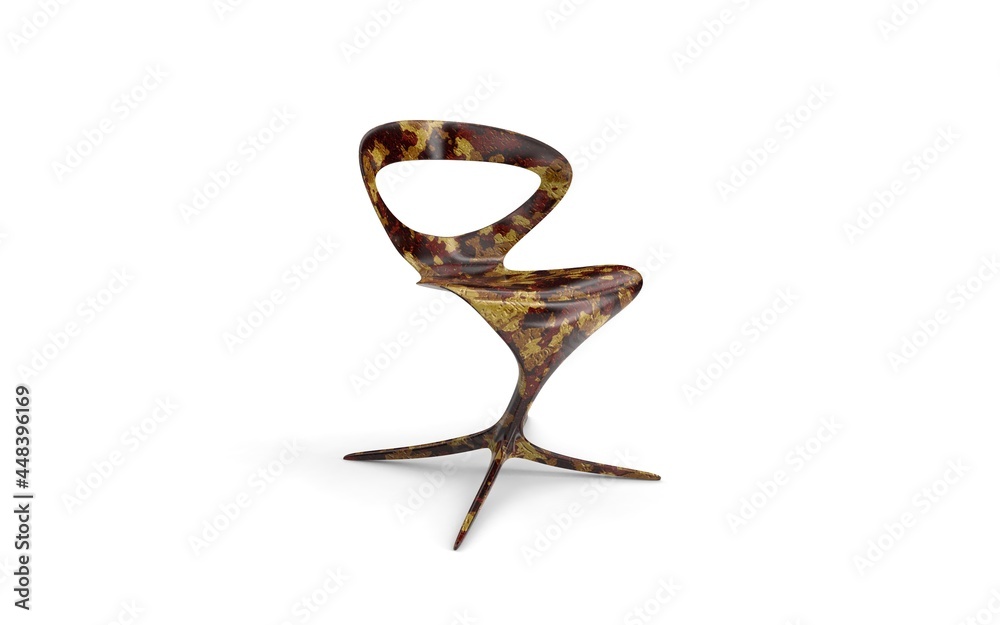 3d illustration of design chair isolated
3d illustration of design chair isolated