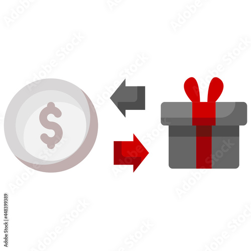 cashback flat icon