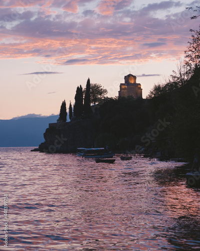 Sunset over Ohrid Lake - Kaneo