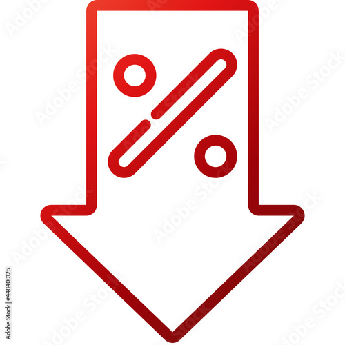 discount gradient icon