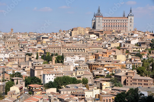 Vista de la ciudad de Toledo y el Alcázar 