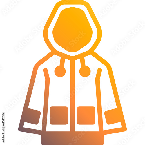 raincoat gradient icon