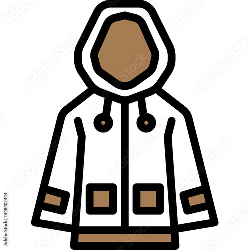 raincoat one color icon