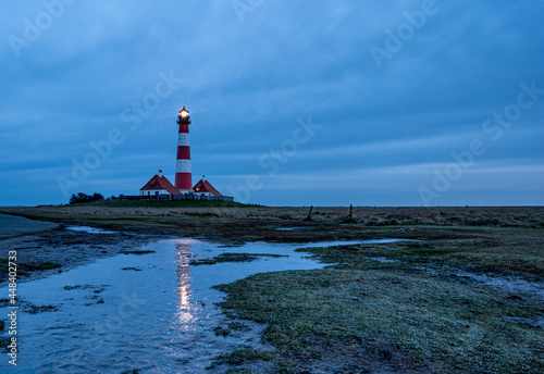 Westerhever in Nordfriesland in the German state of Schleswig-Holstein