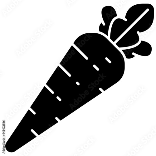 carrot solid icon