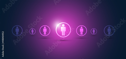 icone, gruppo, utenti, persone, leader