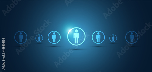 icone, gruppo, utenti, persone, leader