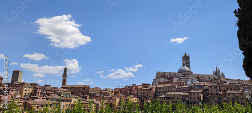 Extra wide view of Siena