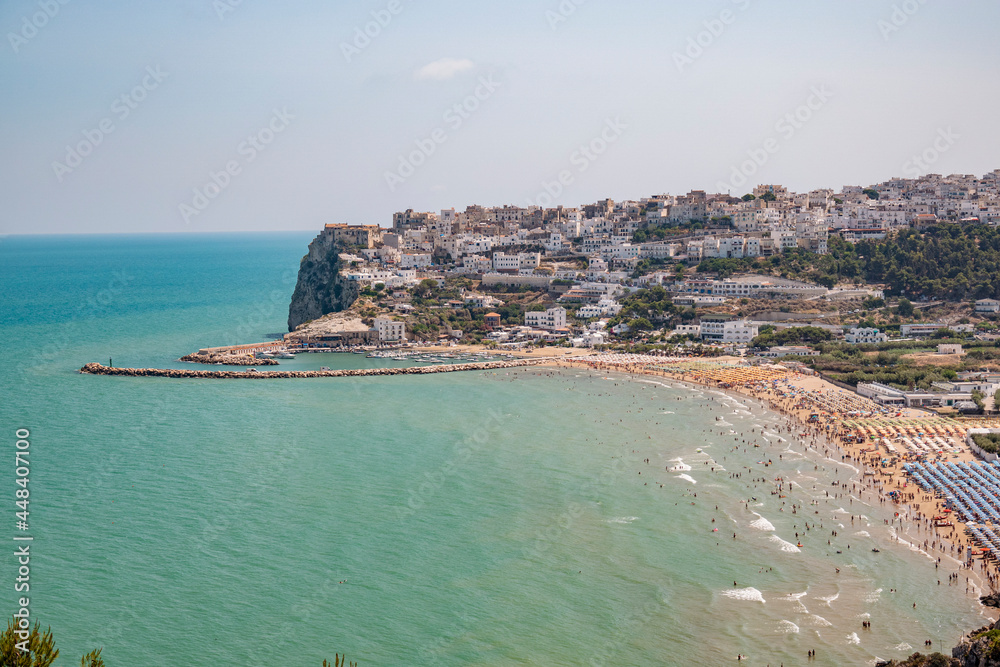 Panorama nei pressi di Peschici, Gargano, Puglia