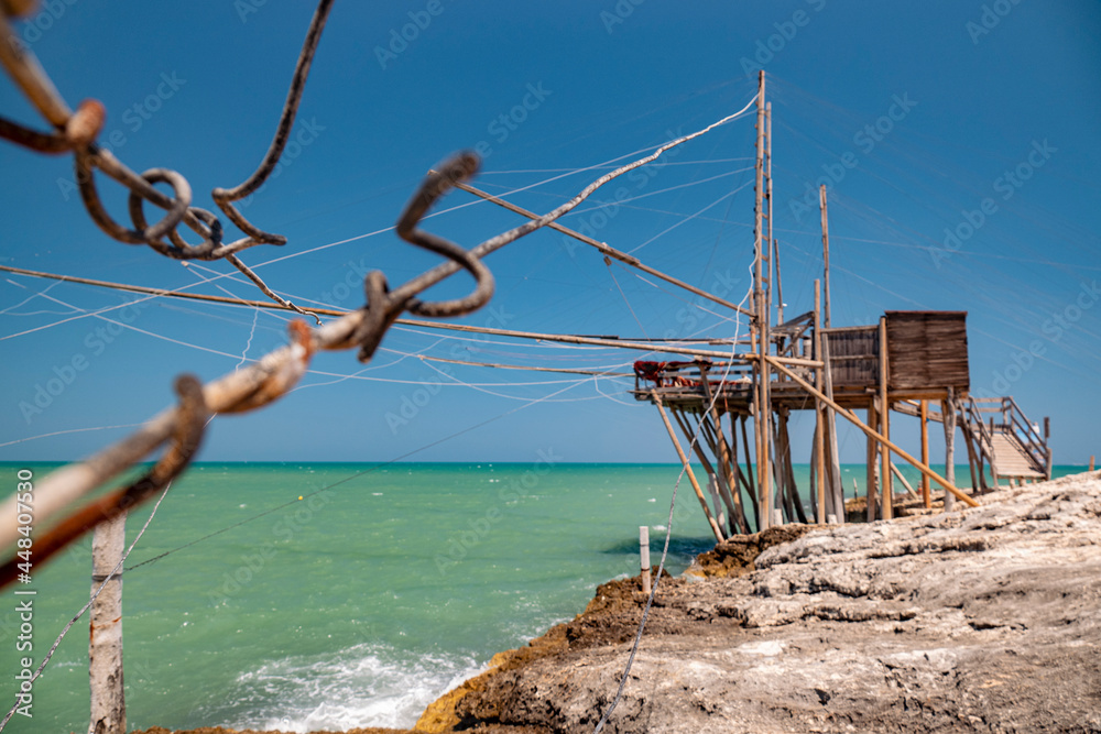 Trabucco San Lorenzo, Vieste, Gargano, Puglia