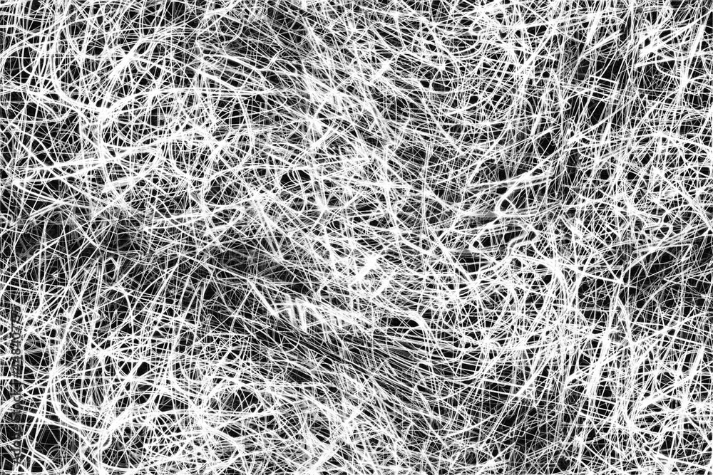 Abstract illustration of black and white doodles with texture Abstract illustration of black and white doodles with texture