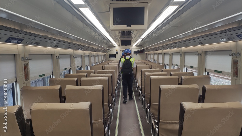 Obraz premium interior of a train