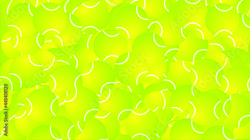 tennis ball seamless pattern design