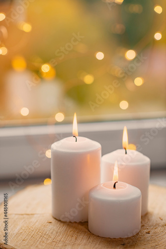 burning candles