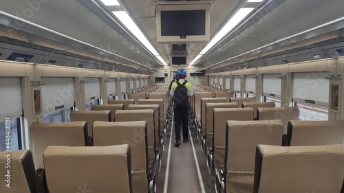 interior of a train