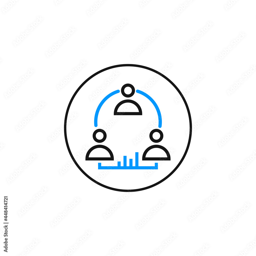 creative business group idea icon creative business group idea icon