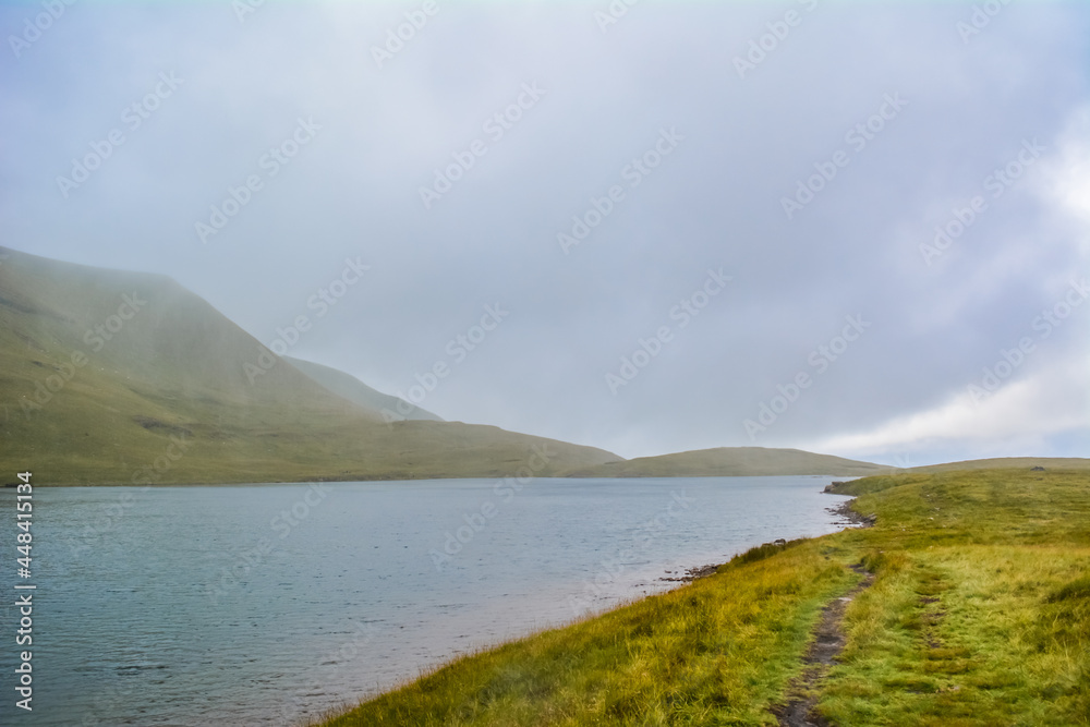 Tranquil mountain lake in the Brecon Beacons in South Wales Tranquil mountain lake in the Brecon Beacons in South Wales