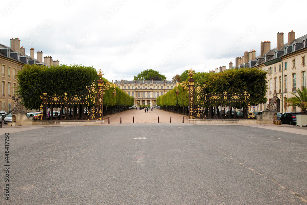 Nancy, France. View of the square de la Carrière