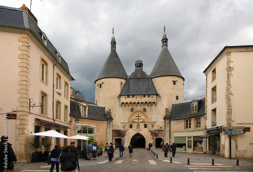Obraz premium Nancy, France. Port de la Craffe - Gothic gate of the 14th century