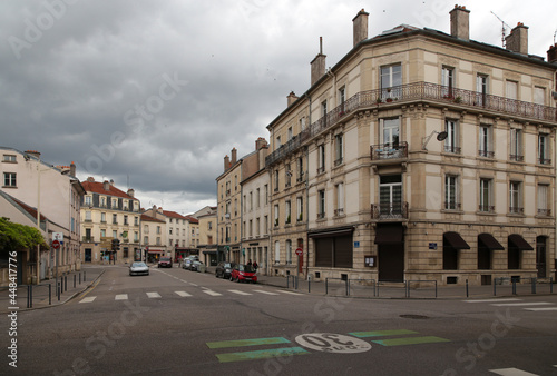 Nancy, France. Crossroads in the historic center