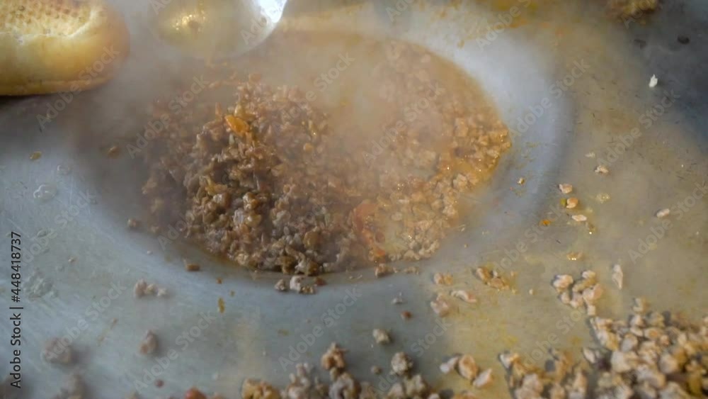 Tantuni meat dish, one of the Turkish dishes Tantuni meat dish, one of the Turkish dishes