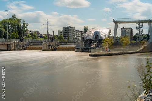 Quadro su tela Toeristic pictures of the city Harelbeke, city close to Courtrai or Kortrijk