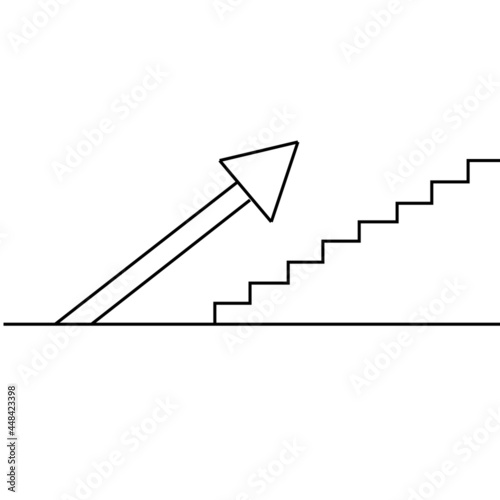 Arrow illustration vector business drawing