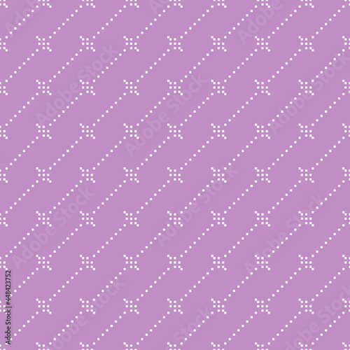 Abstract dots pattern on purple background, Abstract vector wallpaper, Seamless pattern background.