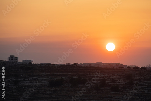 A Sunrise over Jerusalem