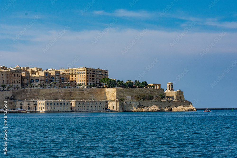 The City of Valletta with the Grand Harbour Enceinte, Pixkerija (fish Market), the Lower Barrakka Gardens and Siege Bell Memorial. The City of Valletta with the Grand Harbour Enceinte, Pixkerija (fish Market), the Lower Barrakka Gardens and Siege Bell Memorial.
