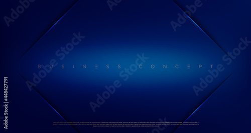Abstract navy dark blue color with light effected cuts background for poster, website and design concepts. Vector illustration eps 10.