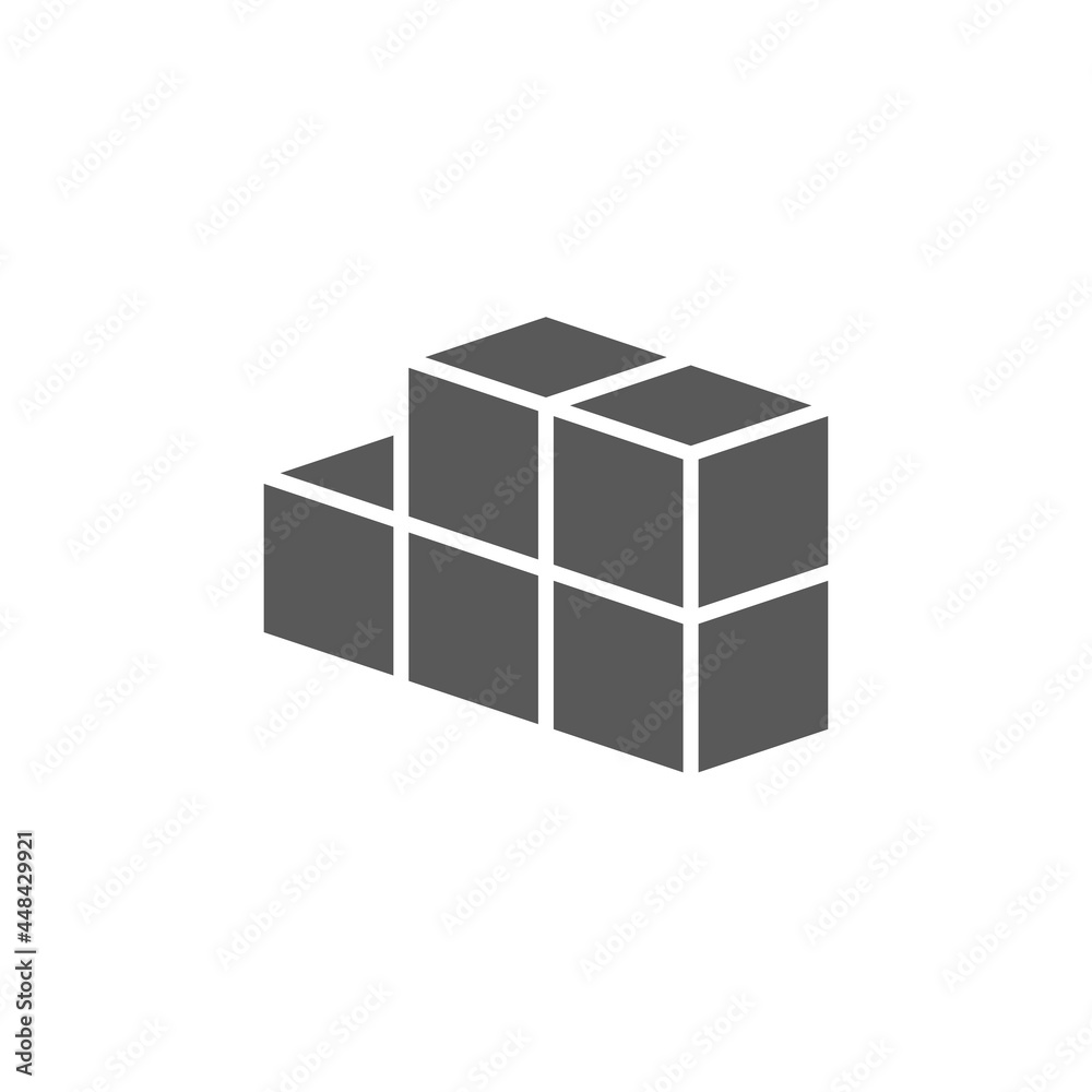 Product unit icon. Marketing, presentation, advertising. Abstract product concept. Vector illustration can be used for topics like promotion, business, development