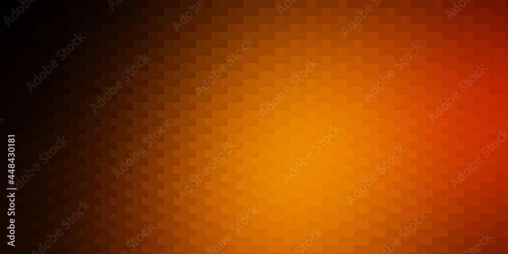 Dark Orange vector template with rectangles. Dark Orange vector template with rectangles.