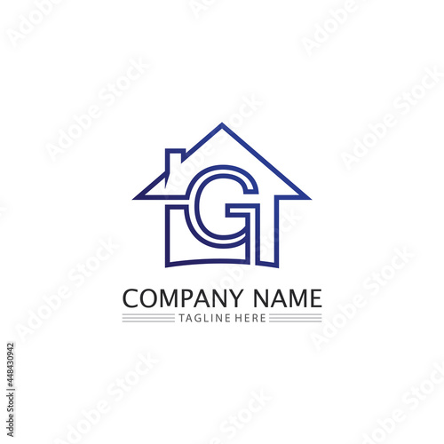 Real estate and home buildings vector logo icons template © anggasaputro08