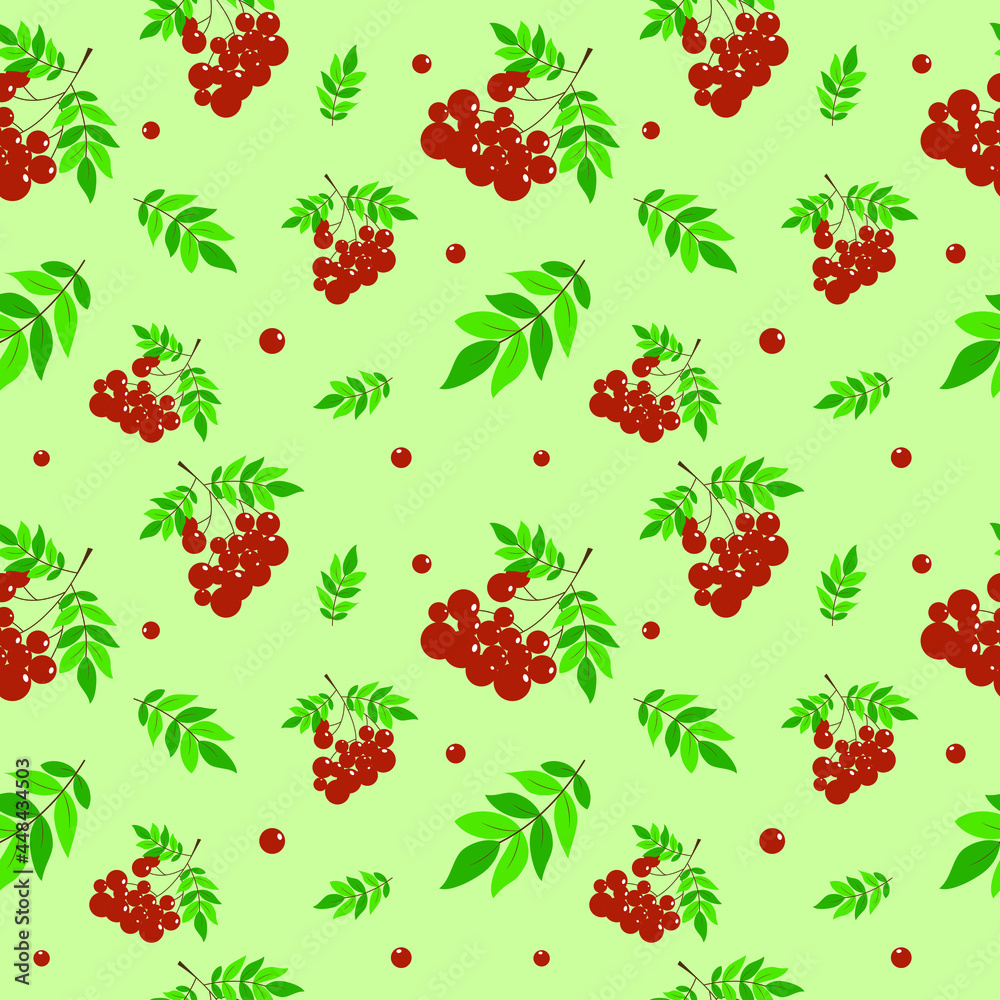 seamless pattern with Rowan seamless pattern with Rowan