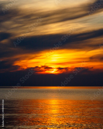 sunset over the sea © Marcus
