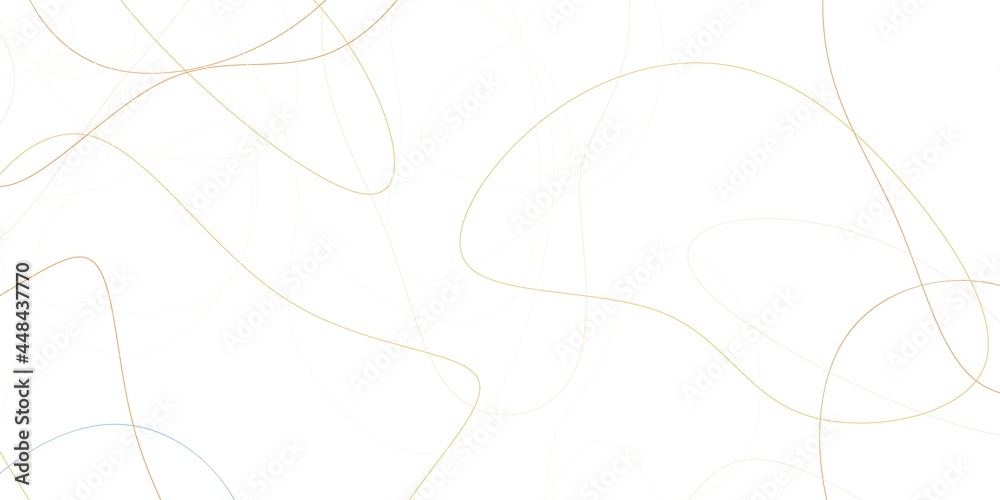 Light blue, yellow vector background with random forms.
