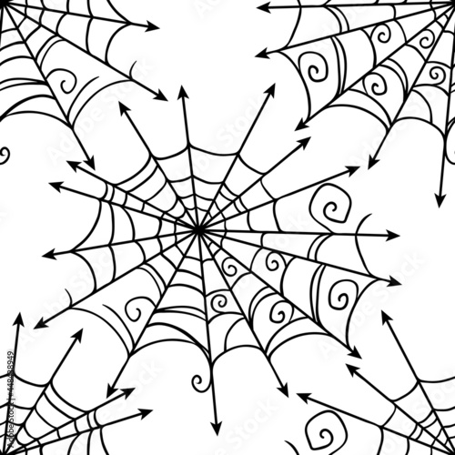 Halloween celebration seamless pattern