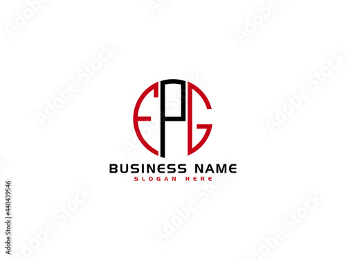 Creative EPG Logo Letter Vector Image Design For Business photo