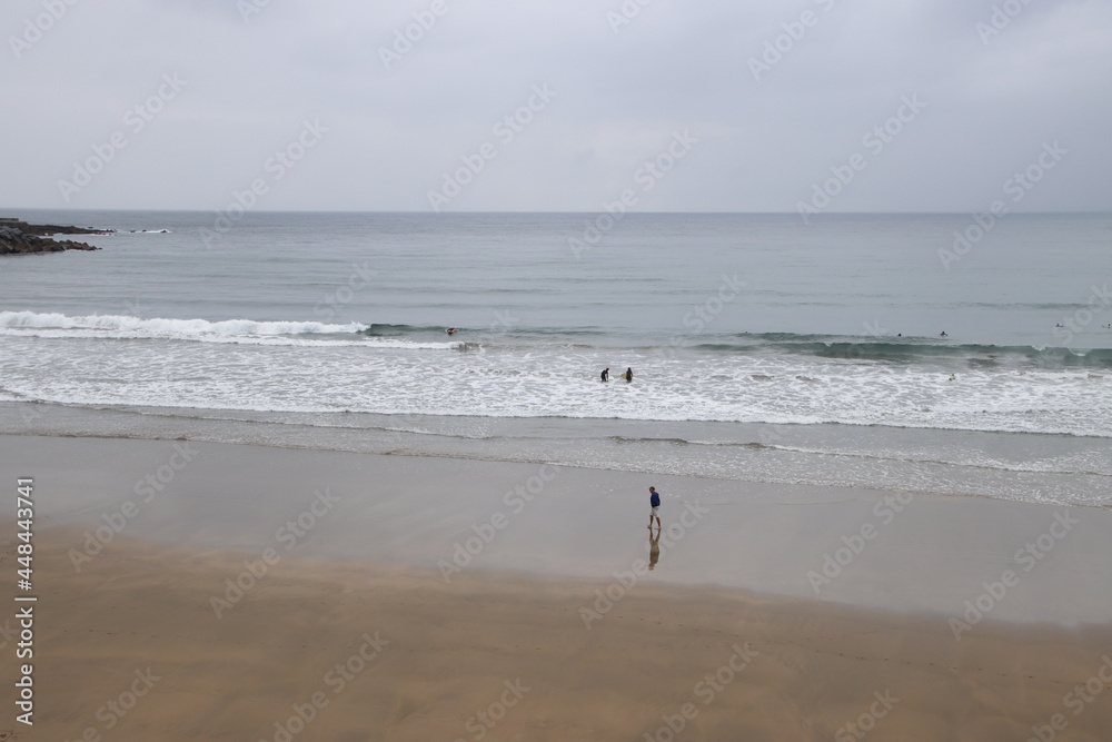 Surfing in the Basque Country