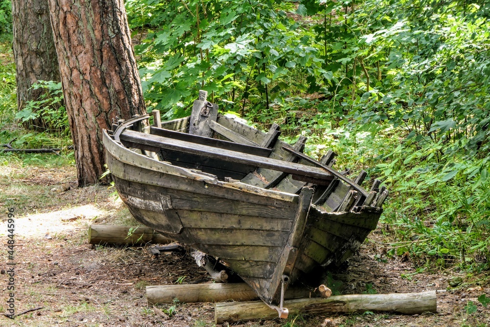 old wooden boat