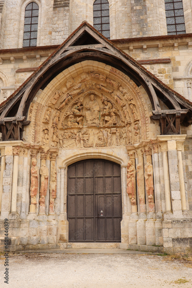 Centre - Loiret - Saint-Benoit sur Loire - Abbaye de Fleury -  Portail Nord