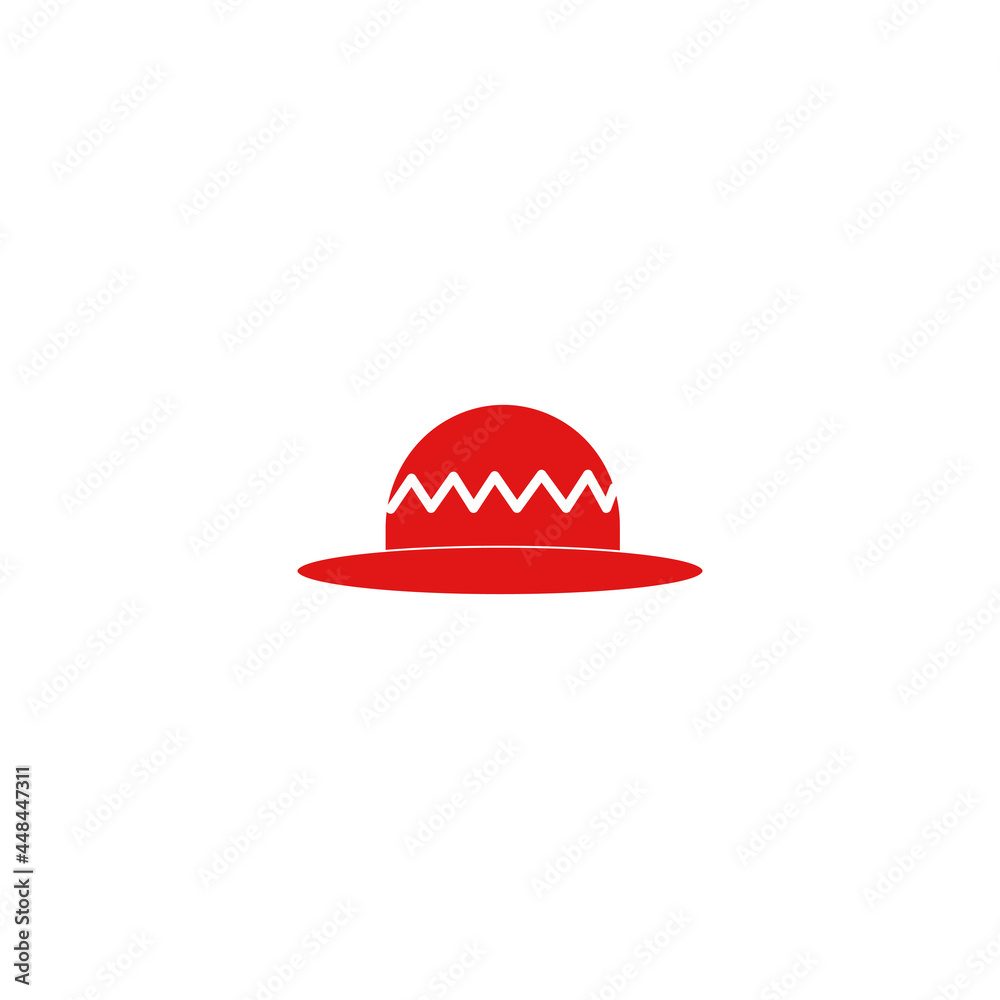 Summer hat icon. Vector illustration Summer hat icon. Vector illustration