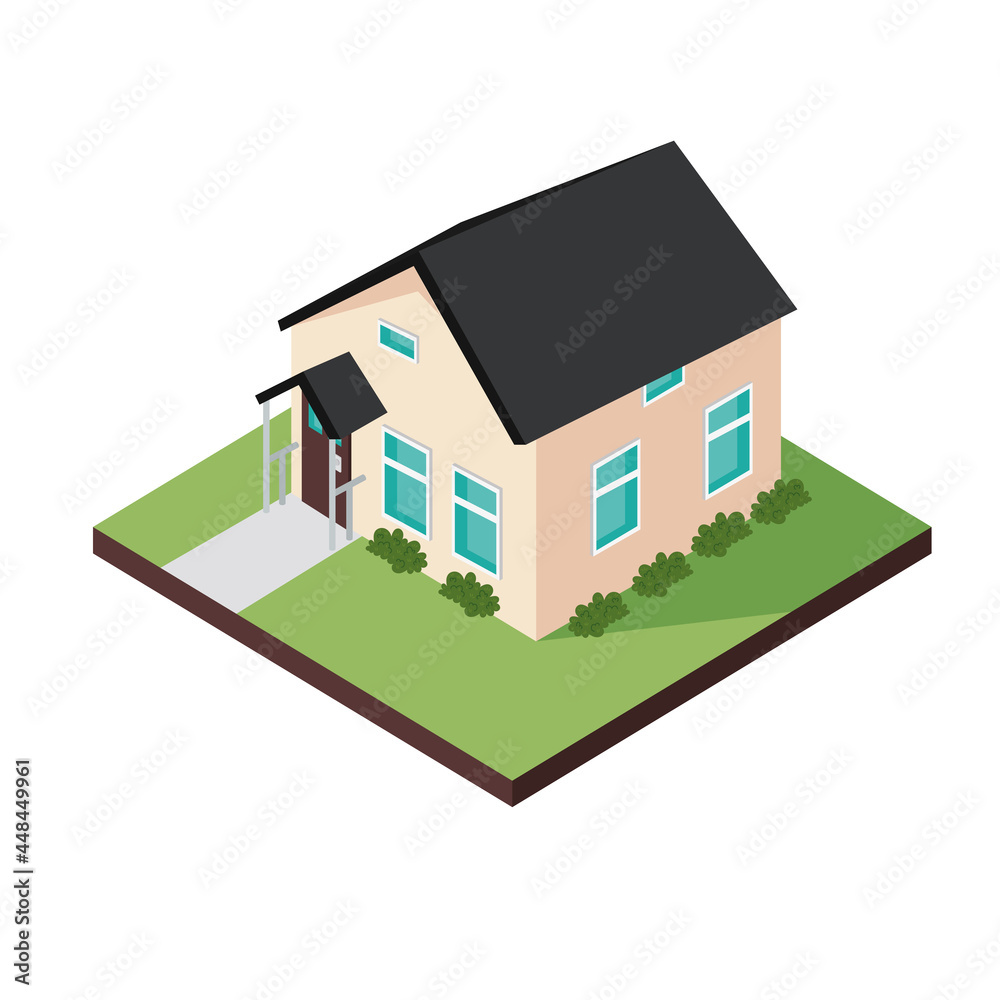 three dimensional house three dimensional house