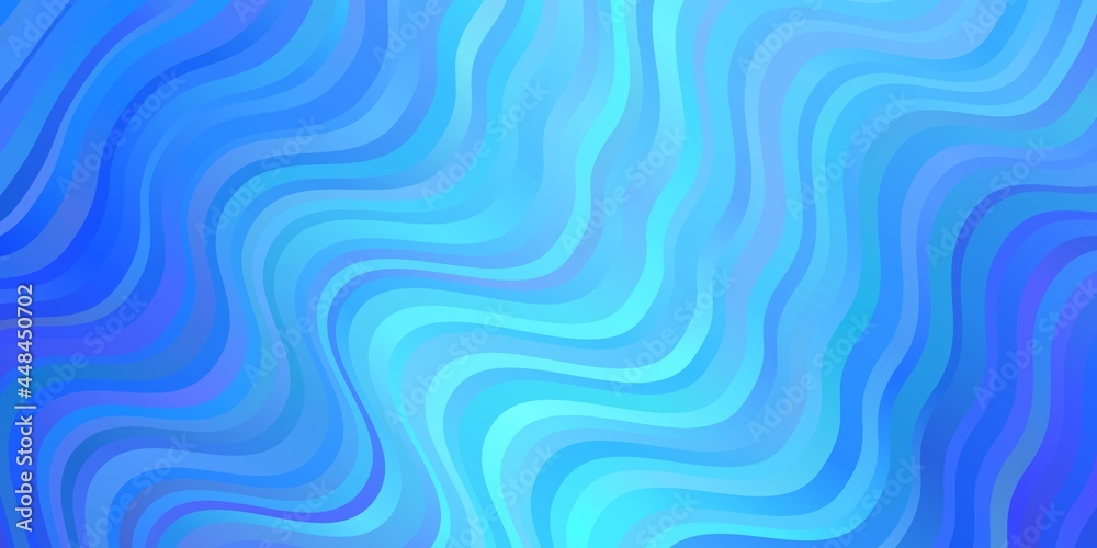 Light BLUE vector background with bent lines. Light BLUE vector background with bent lines.