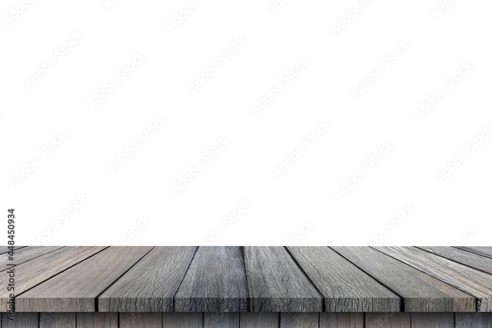 Wooden floor of table isolated on white. Wooden floor of table isolated on white.