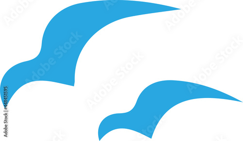 カモメアイコンイラスト