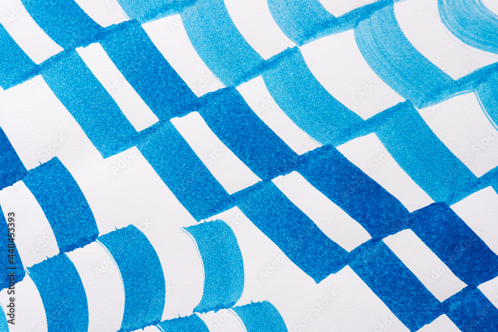 Obraz premium blue and white striped background